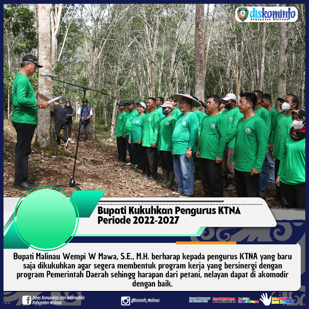 Bupati Kukuhkan Pengurus KTNA Periode 2022-2027