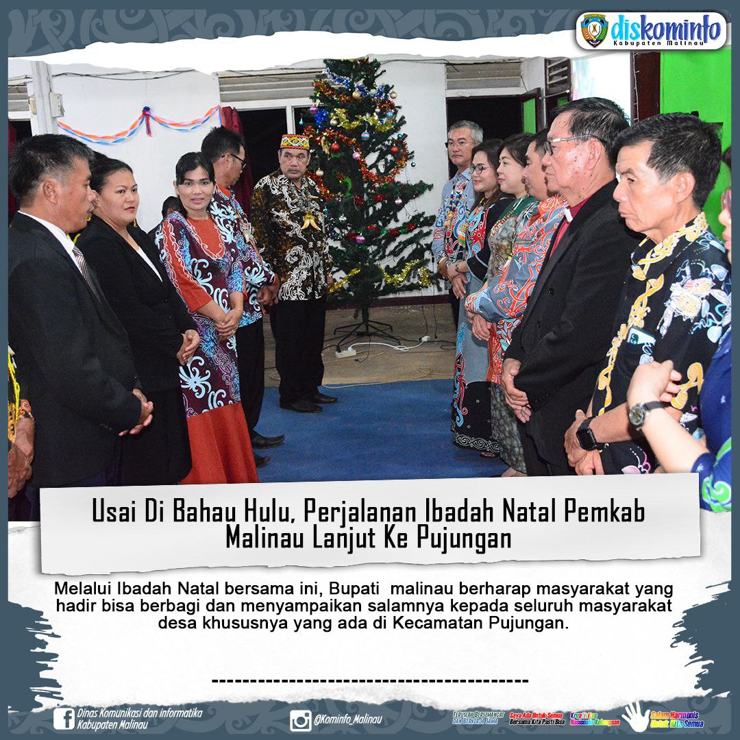 Perjalanan Ibadah Natal Pemkab Malinau Berlanjut Ke Pujungan