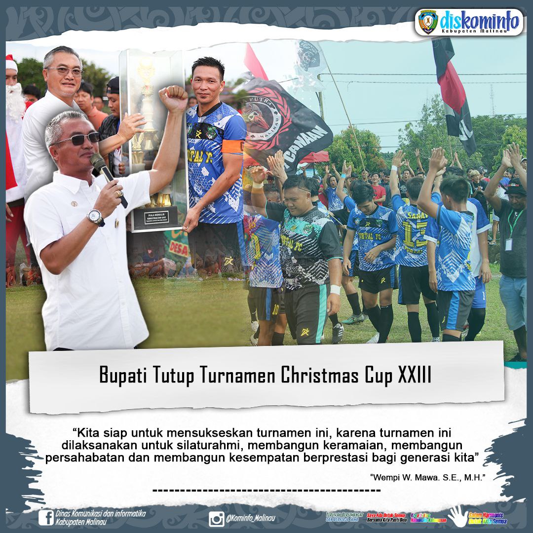 Bupati Tutup Turnamen Christmas Cup XXIII