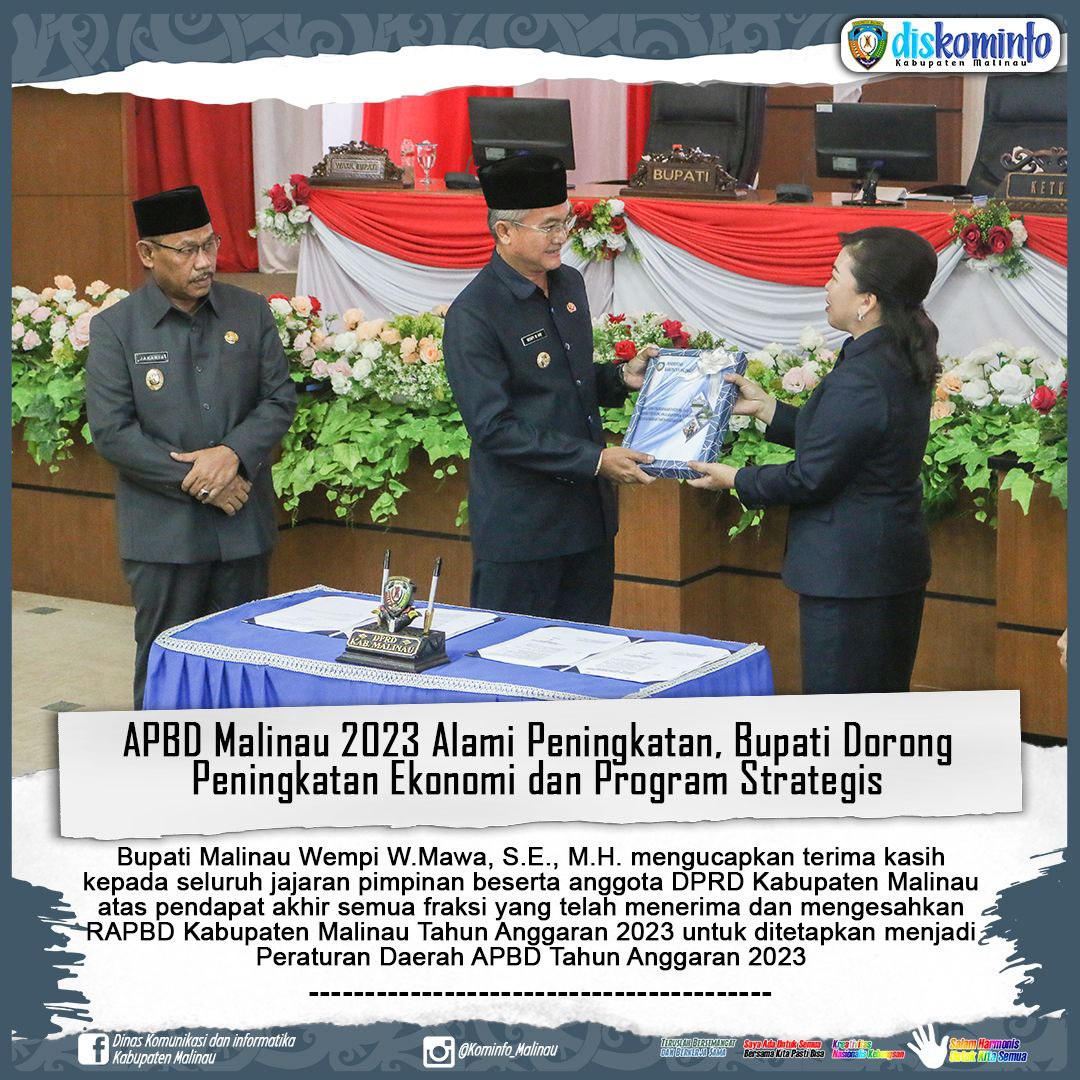 APBD Malinau 2023 Alami Peningkatan, Bupati Dorong Peningkatan Ekonomi dan Program Strategis