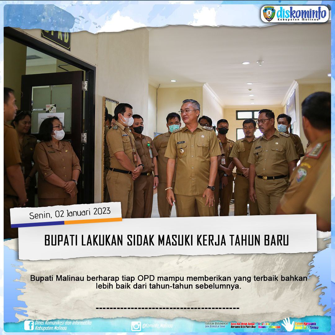 Bupati Lakukan Sidak Masuki Kerja Tahun Baru