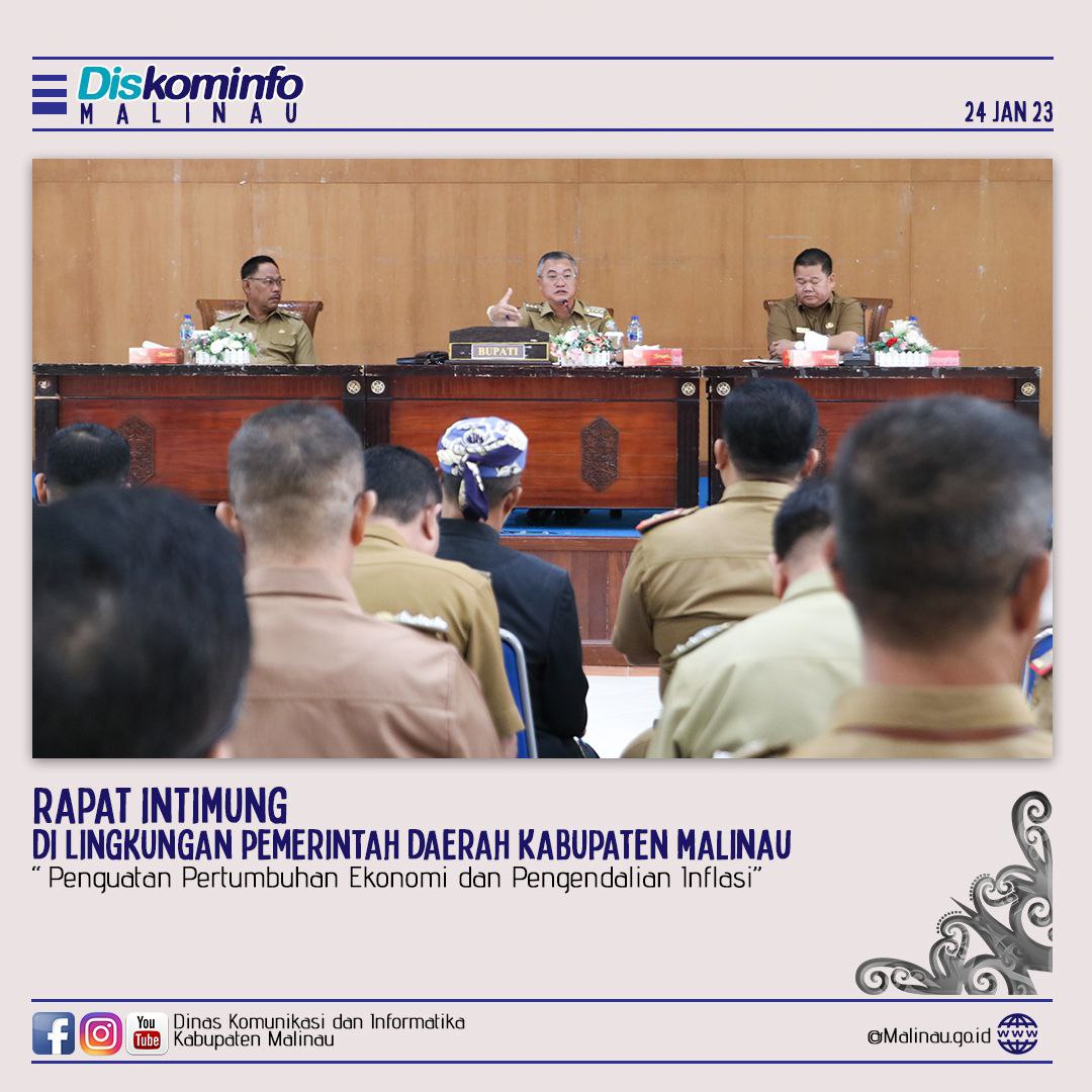 Bupati Pimpin Rapat Intimung