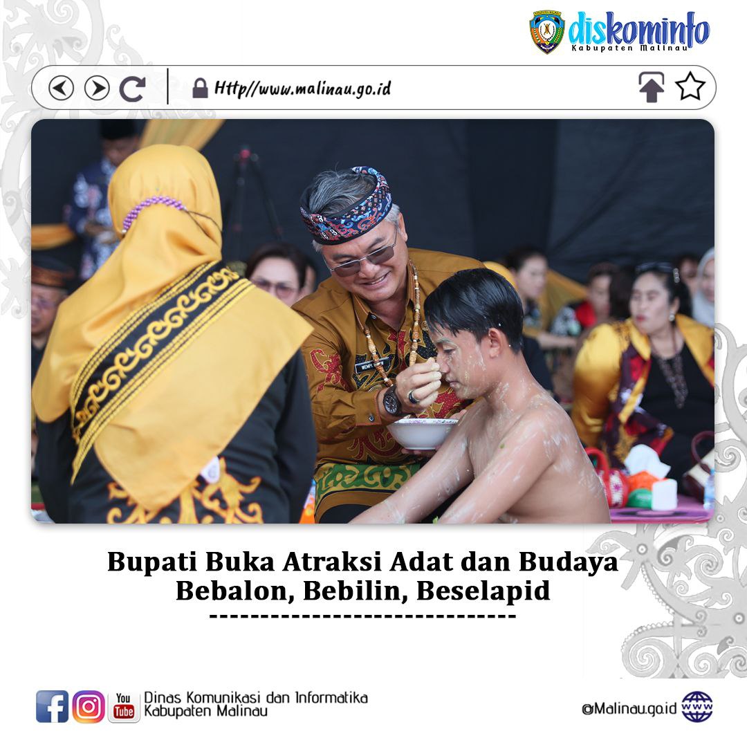 Bupati Buka Atraksi Adat dan Budaya Bebalon, Bebilin, Beselapid