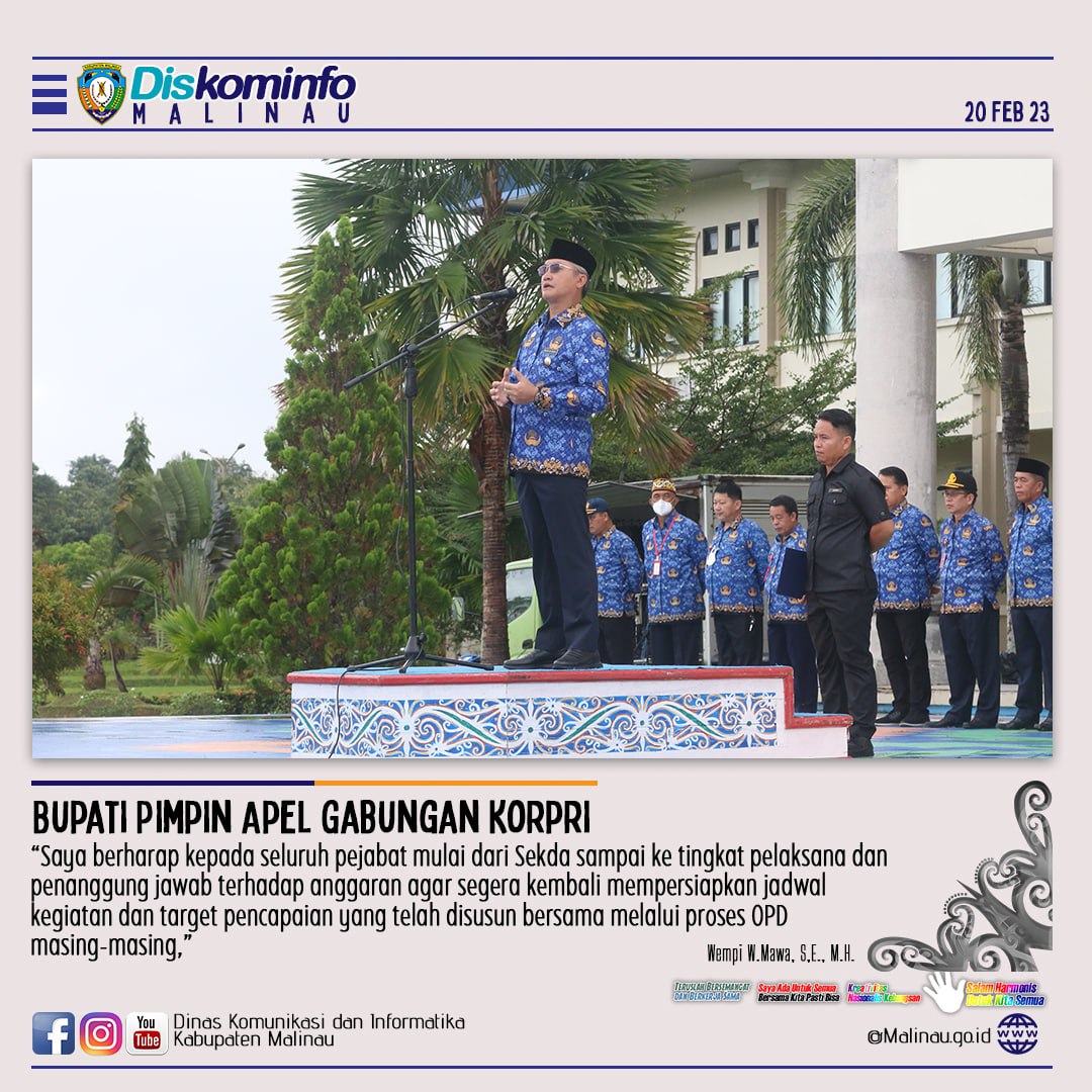 Bupati Pimpin Apel Gabungan Korpri