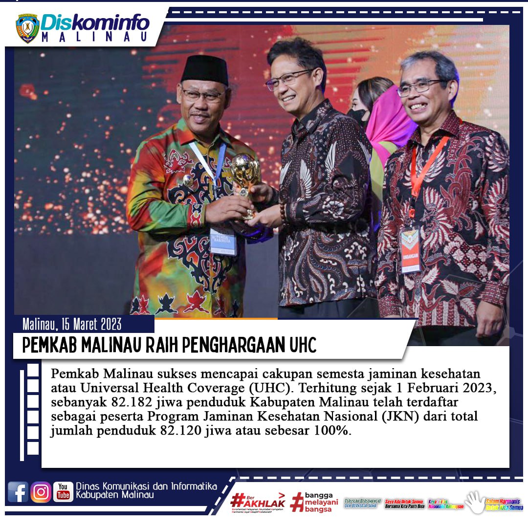 Pemkab Malinau Raih Penghargaan UHC