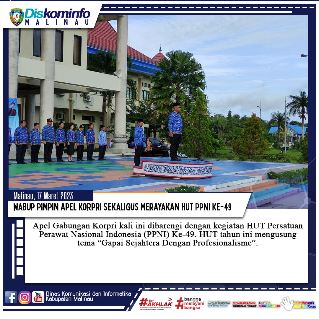 Wabup Pimpin Apel Korpri Sekaligus Merayakan HUT PPNI Ke-49