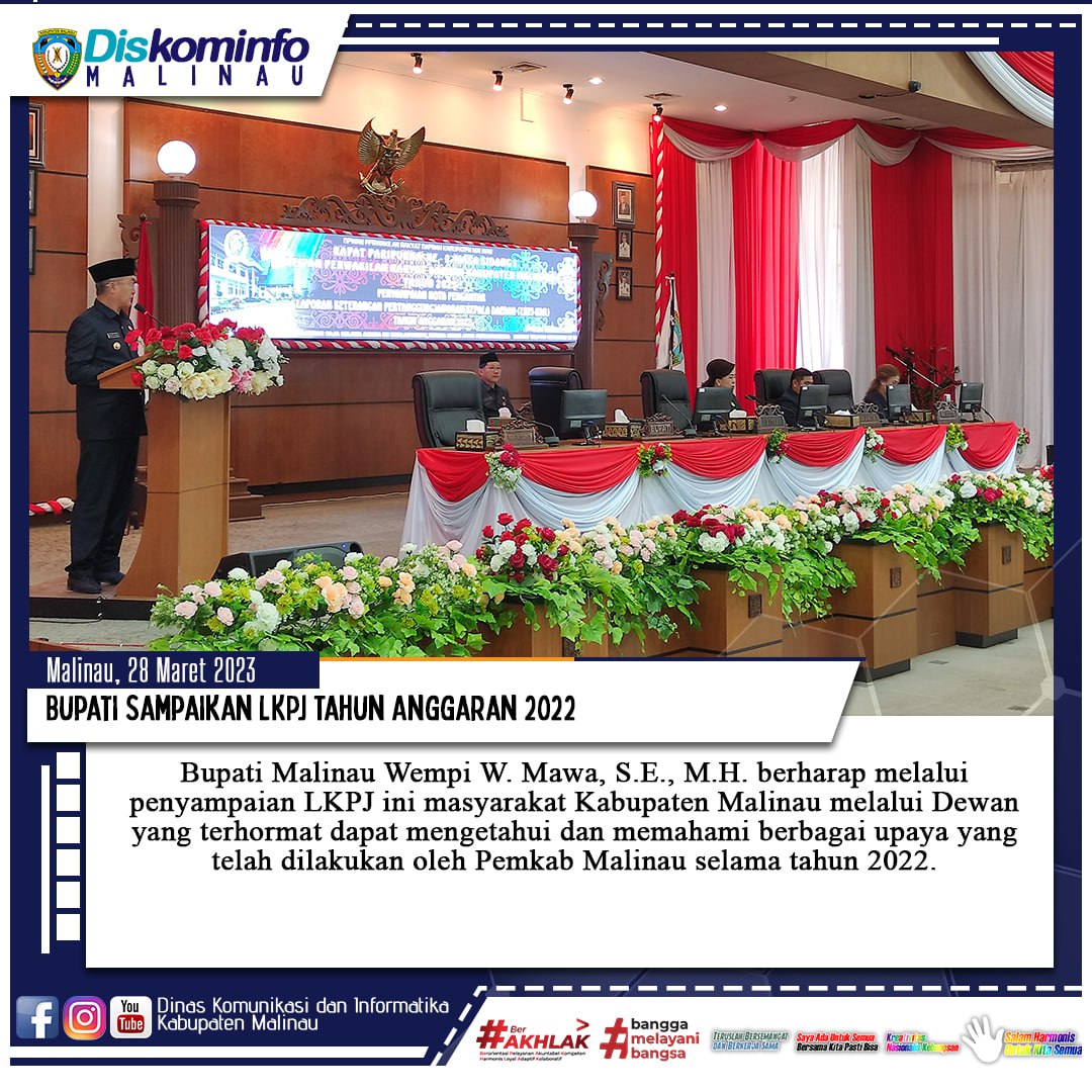 Bupati Sampaikan LKPJ Tahun Anggaran 2022