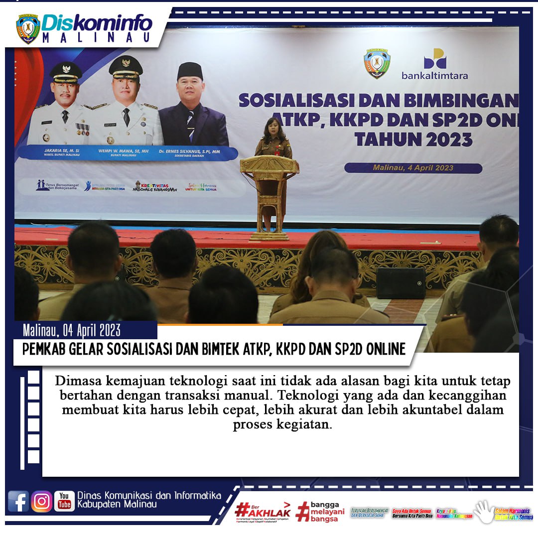 Pemkab Gelar Sosialisasi dan Bimtek ATKP, KKPD dan SP2D Online