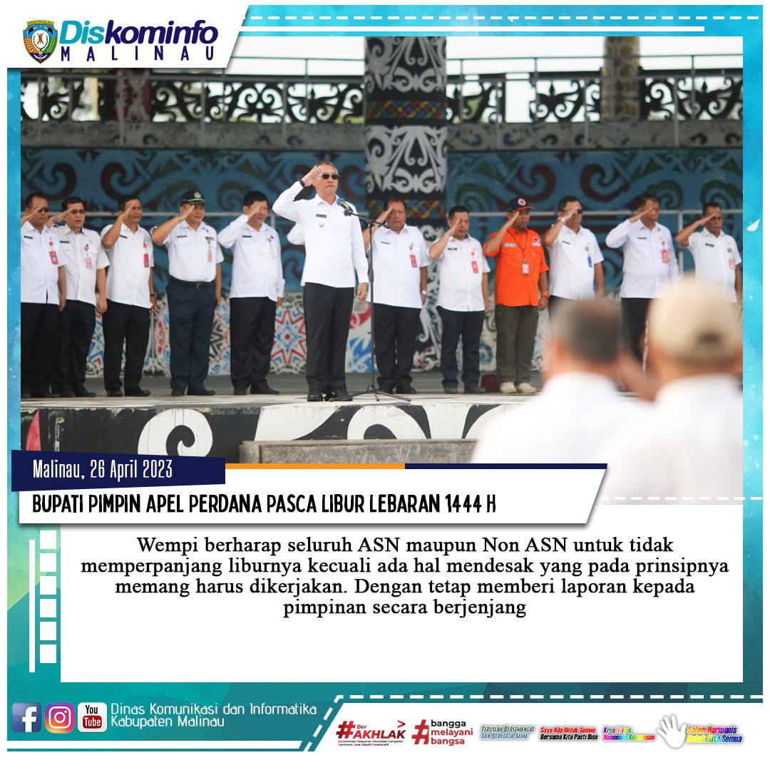 Bupati Pimpin Apel Perdana Pasca Libur Lebaran 1444 H