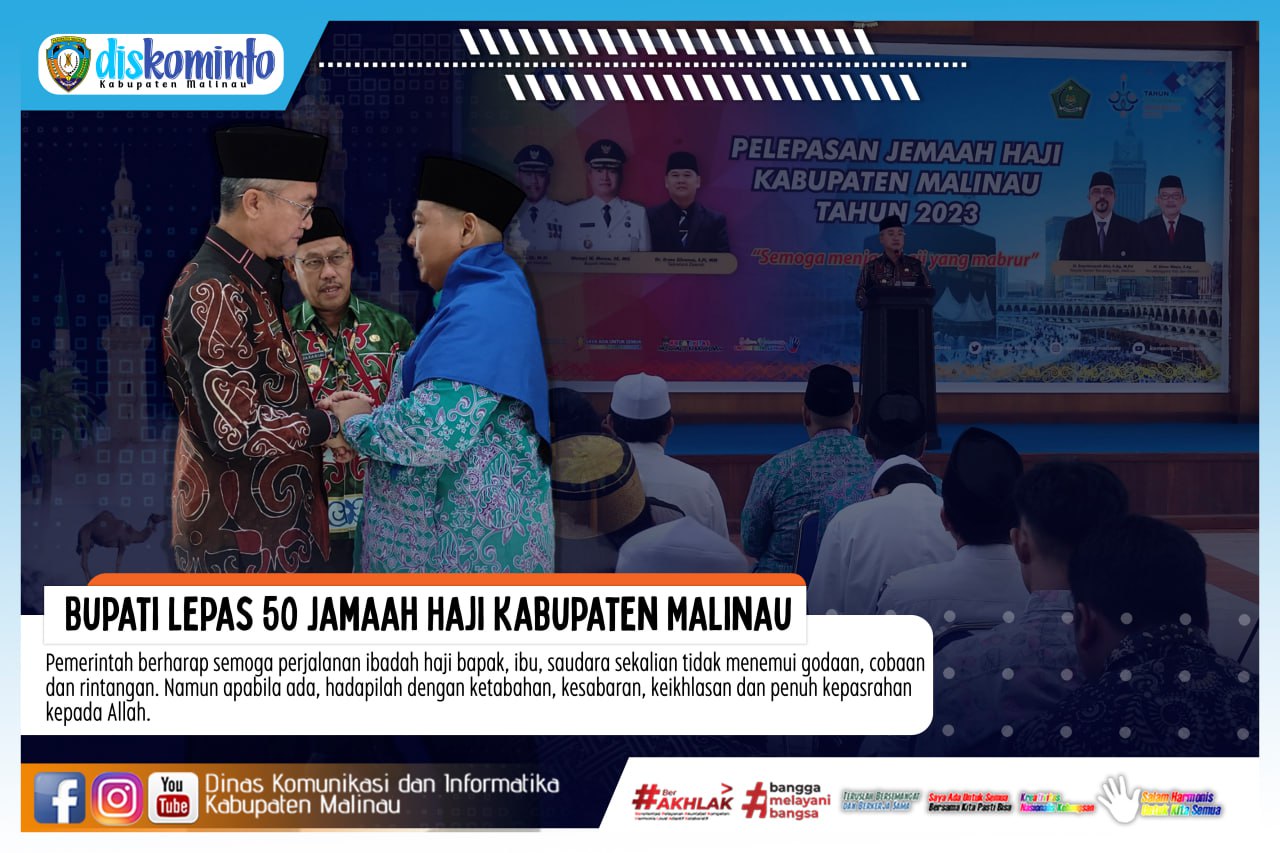 Bupati Lepas 50 Jamaah Haji Kabupaten Malinau
