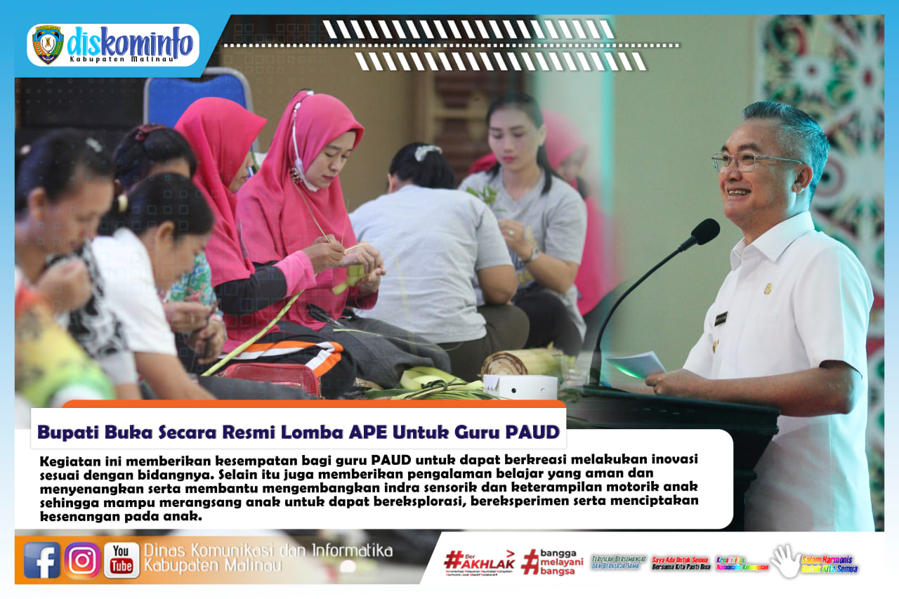 Bupati Buka Secara Resmi Lomba APE Untuk Guru PAUD