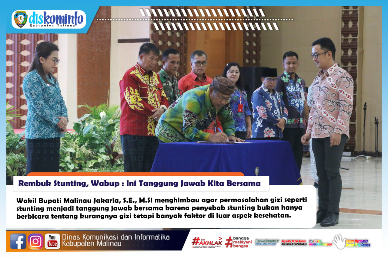 Rembuk Stunting, Wabup : Ini Tanggung Jawab Kita Bersama