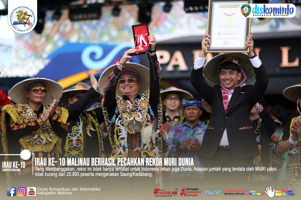 IRAU Ke- 10 Malinau Berhasil Pecahkan Rekor MURI Dunia