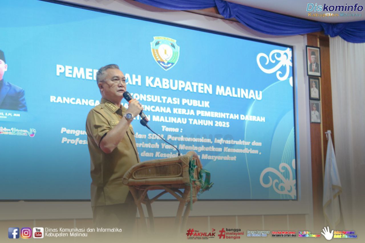 Bupati Buka Konsultasi Publik Ranwal RKPD Tahun 2025