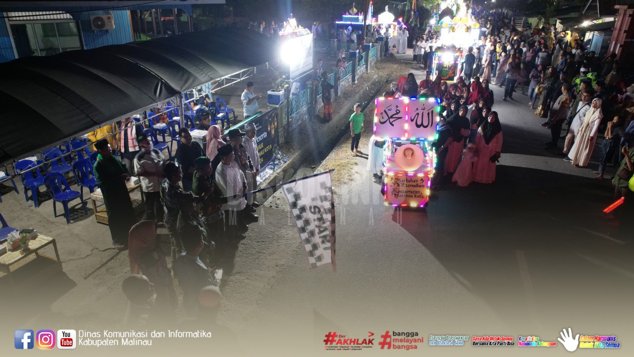 1.015 Masyarakat Hadir Meriahkan Festival Arakan Sahur Kecamatan Malinau Kota