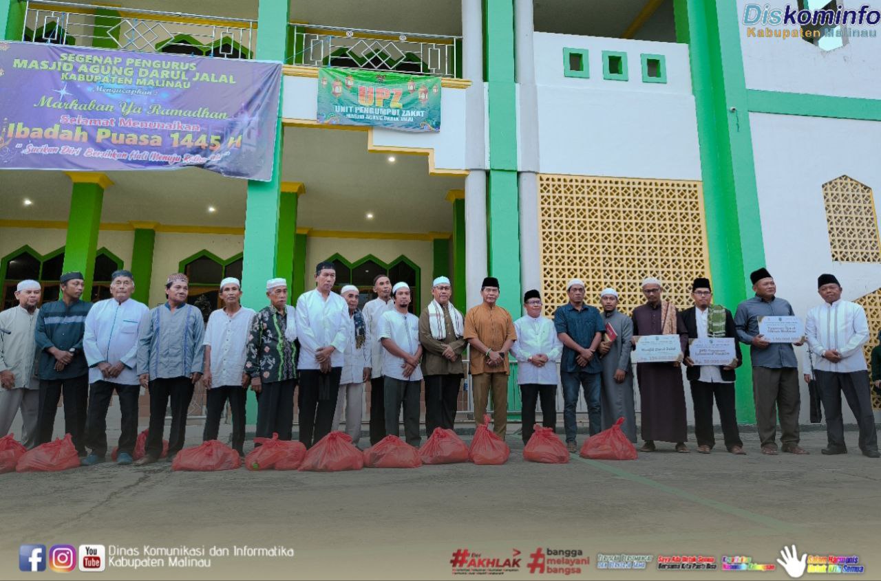 Terima Kunjungan Safari Ramadhan Pemprov Kaltara, Wabup Malinau : Masyarakat Muslim Malinau Di Dukung Agama Lain
