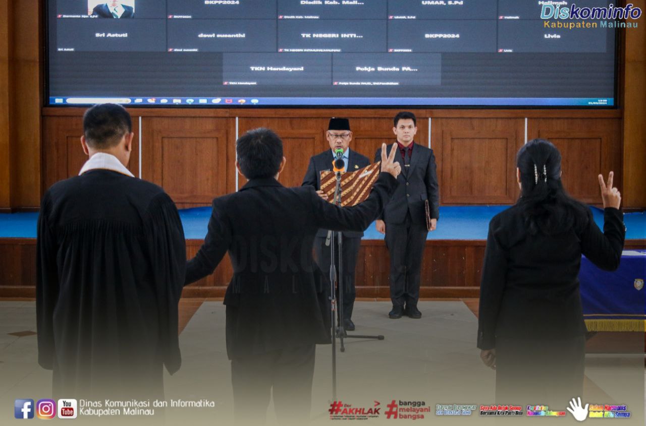 Wabup Lantik 5 Kepsek TK Negeri Malinau