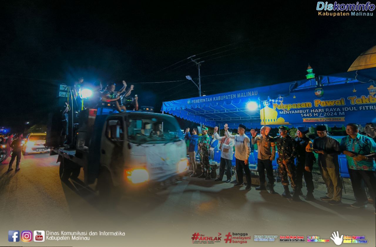 Sambut 1 Syawal 1445 H, Pemkab Malinau Gelar Pawai Takbir