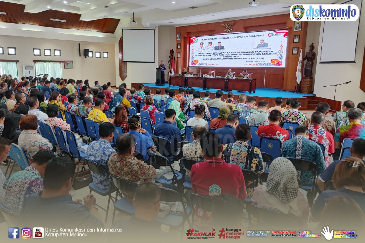 Tingkatkan Produktivitas Kerja dan Pelayanan, Bupati Malinau Buka Sosialisasi Perbaikan Tambahan Penghasilan TPP ASN Malinau