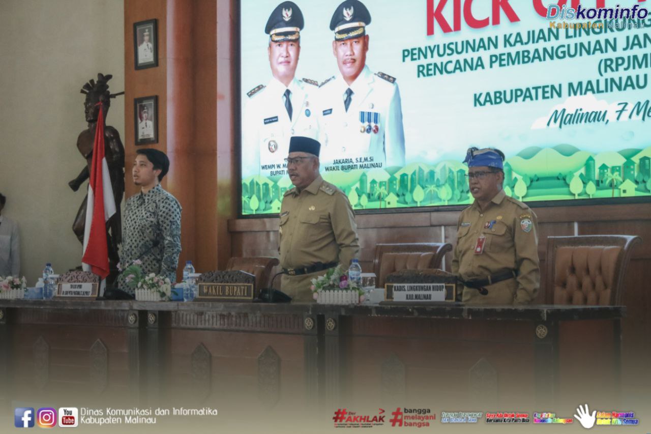 Libatkan Stakeholder, Wabup Malinau Buka Kick Of Meeting KLHS RPJMD 2025-2029