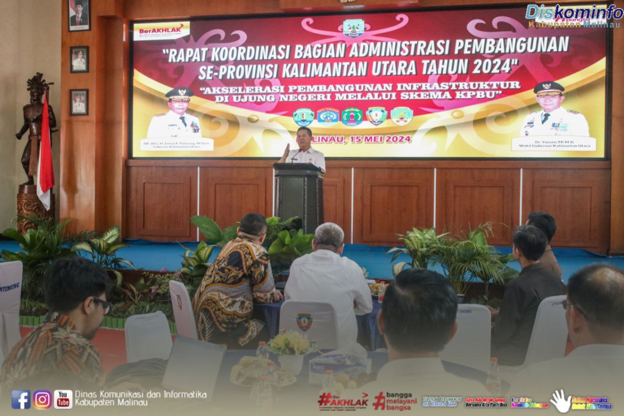Langkah Positif Pergerakan Pembangunan, Rakor Bagian Administrasi Pembangunan Se-Provinsi Kaltara Digelar di Malinau