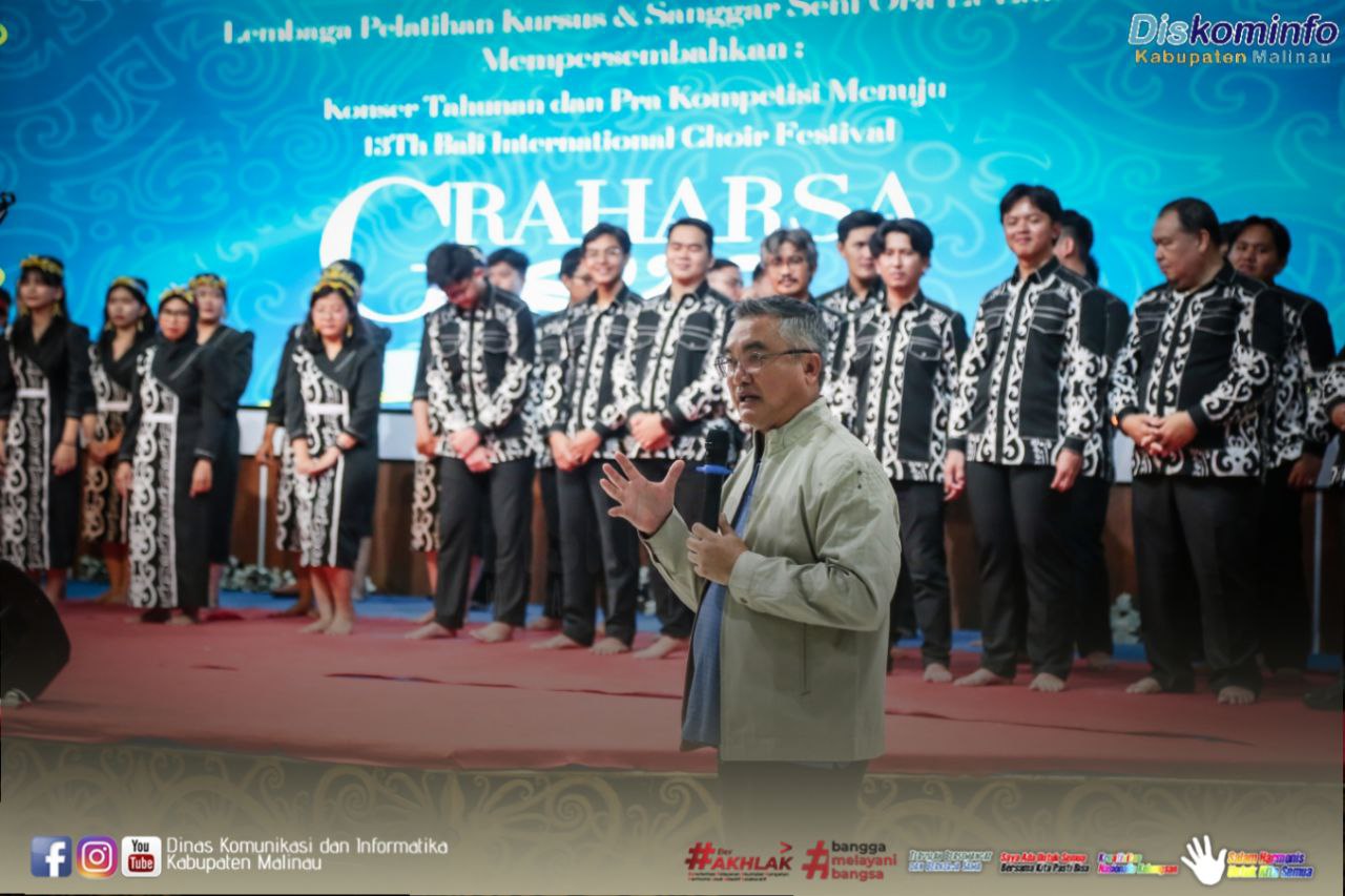 Bupati Bangga Lihat Tampilan Konser Sanggar Seni Lamin Ora Et Labora