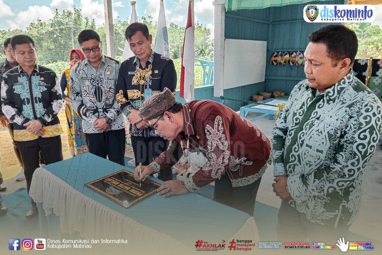 Bentuk Dukungan Program Wajib Belajar Malinau Maju, Wabup Resmikan PKBM dan Kelas Jarak Jauh Mentarang
