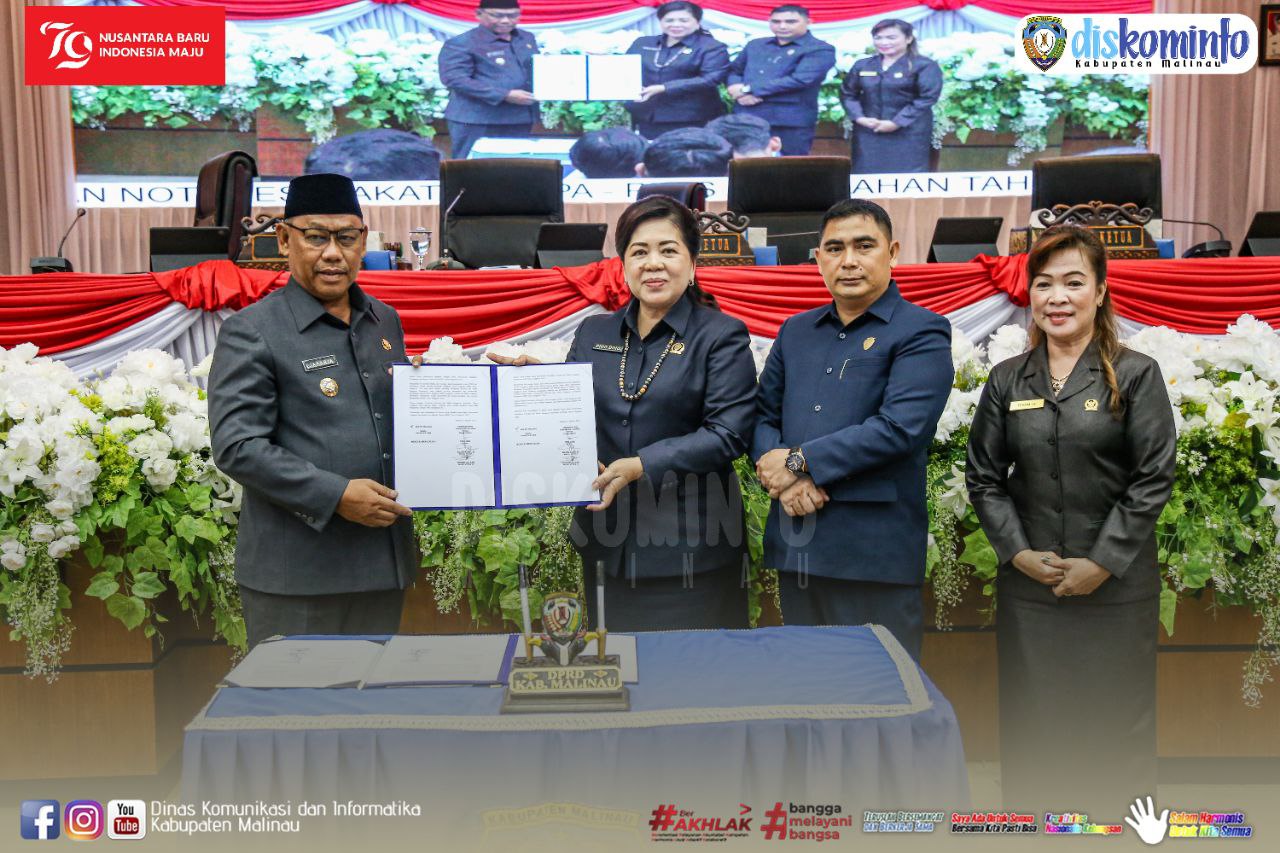 Wabup Tandatangani Nota Kesepakatan KUPA-PPAS Perubahan 2024 dan KUA-PPAS 2025