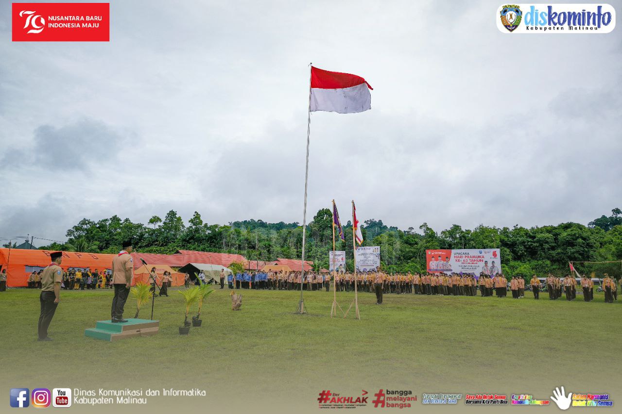 Peringatan Hari Pramuka Ke- 63, Wabup Malinau : Gerakan Pramuka Berkontribusi Menyongsong Indonesia Emas 2045