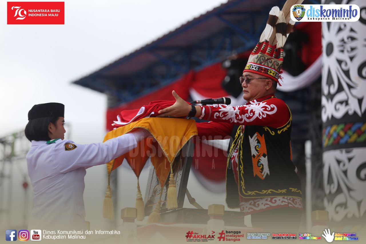 Diwarnai Rintik Hujan, Peringatan Detik-Detik Proklamasi Di Malinau Tetap Berjalan Hikmat dan Lancar