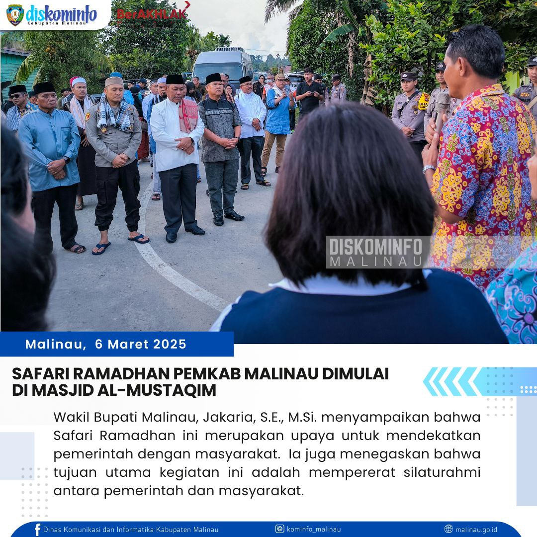 Safari Ramadhan Pemkab Malinau Dimulai di Masjid Al-Mustaqim