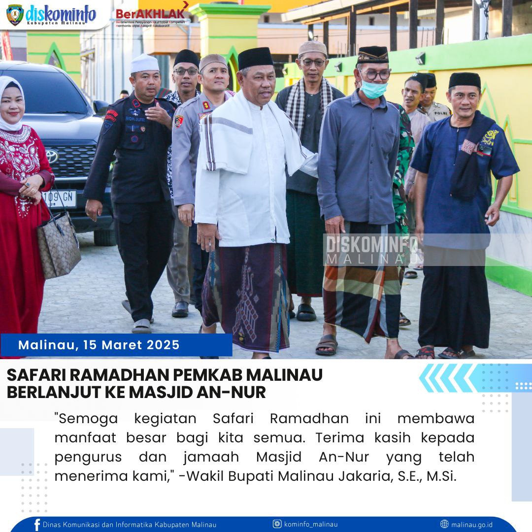 Safari Ramadhan Pemkab Malinau Berlanjut ke Masjid An-Nur