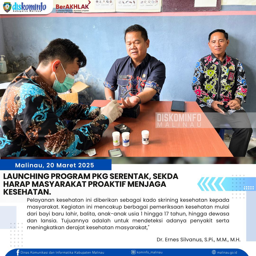 Launching Program PKG Serentak, Sekda Harap Masyarakat Proaktif Terhadap Kesehatan