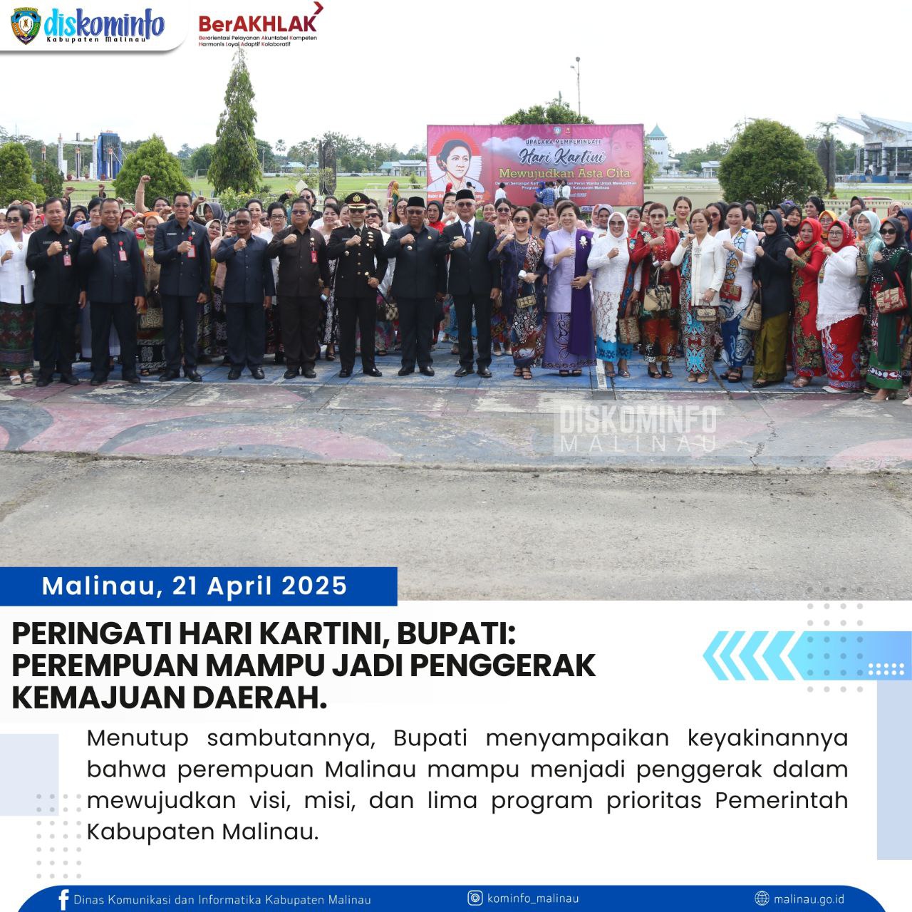 Peringati Hari Kartini, Bupati: Perempuan Mampu Jadi Penggerak Kemajuan Daerah