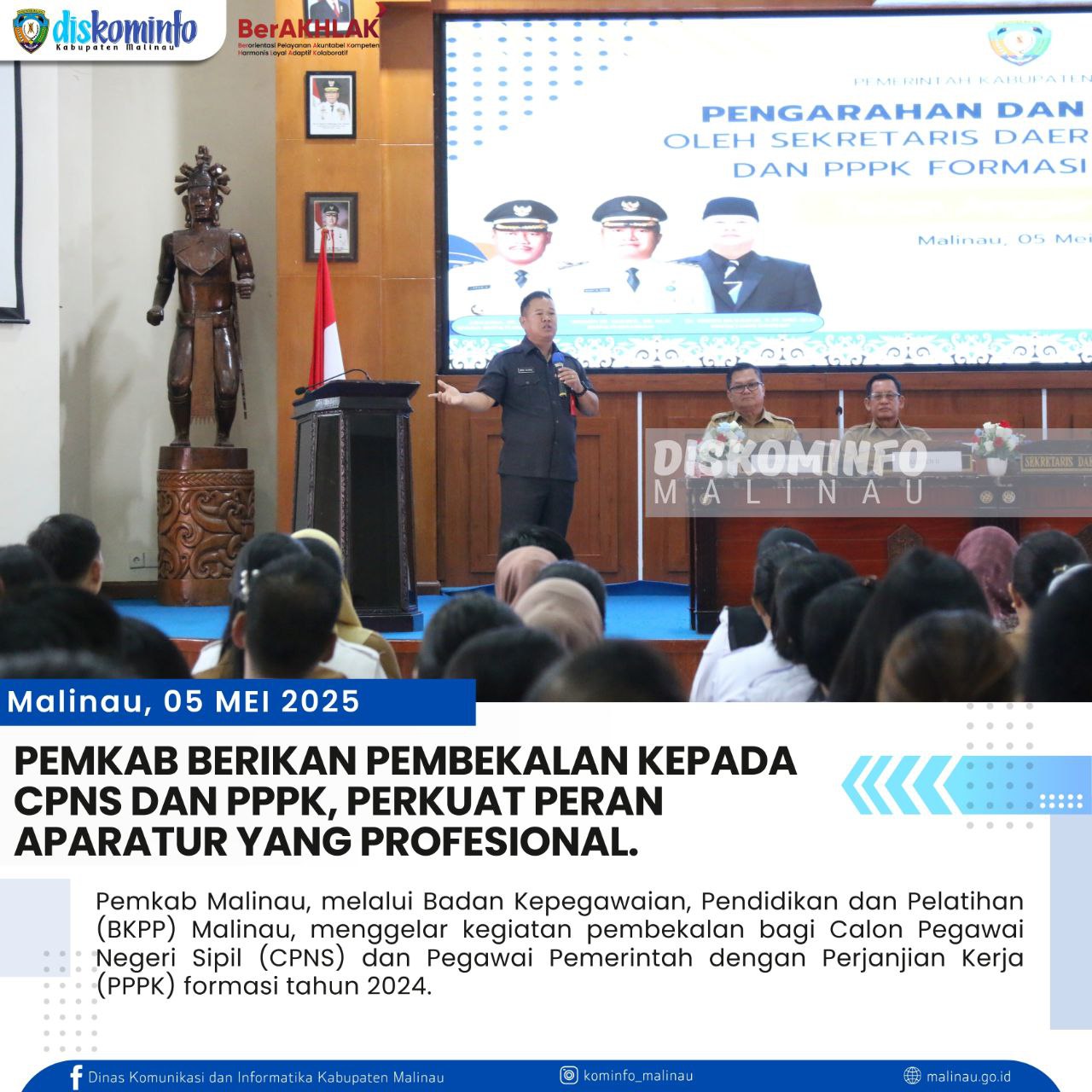 Pemkab Berikan Pembekalan Kepada CPNS dan PPPK, Perkuat Peran Aparatur yang Profesional