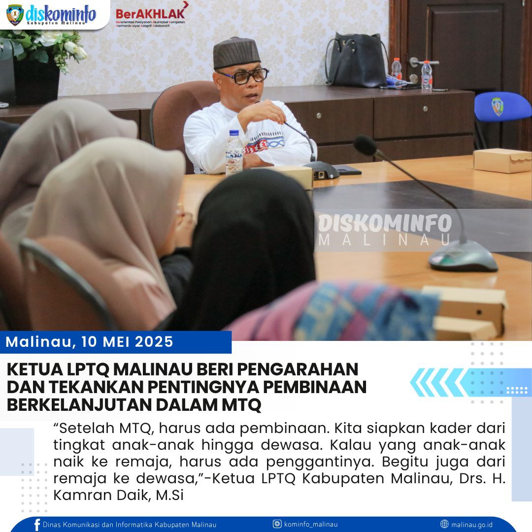 Ketua LPTQ Malinau Beri Pengarahan dan Tekankan Pentingnya Pembinaan Berkelanjutan dalam MTQ