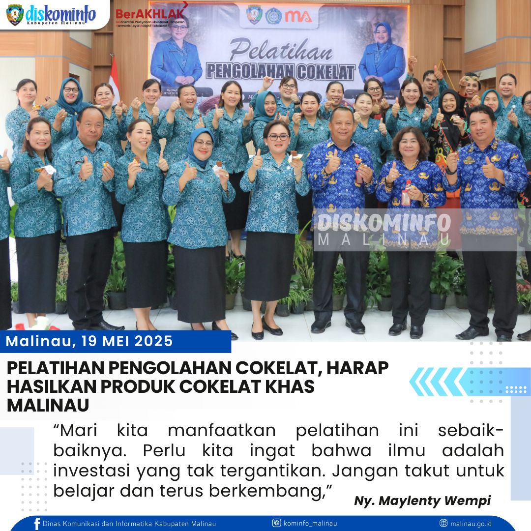 Pelatihan Pengolahan Cokelat, Harap Hasilkan Produk Cokelat Khas Malinau