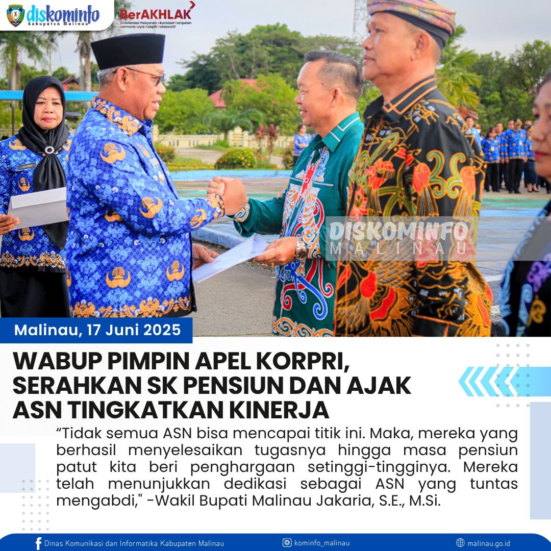 Wabup Pimpin Apel Korpri, Serahkan SK Pensiun dan Ajak ASN Tingkatkan Kinerja