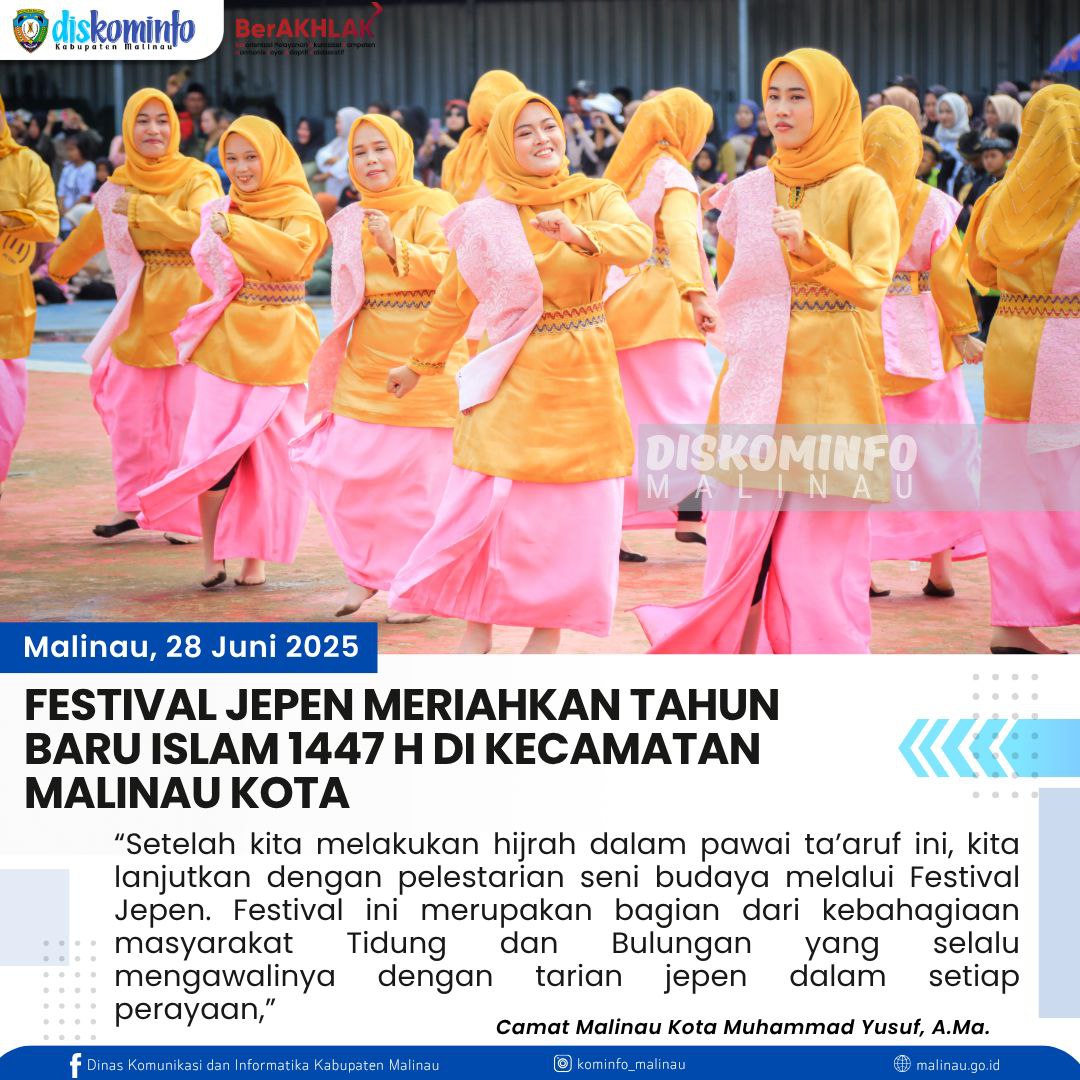 Festival Jepen Meriahkan Tahun Baru Islam 1447 H di Kecamatan Malinau Kota