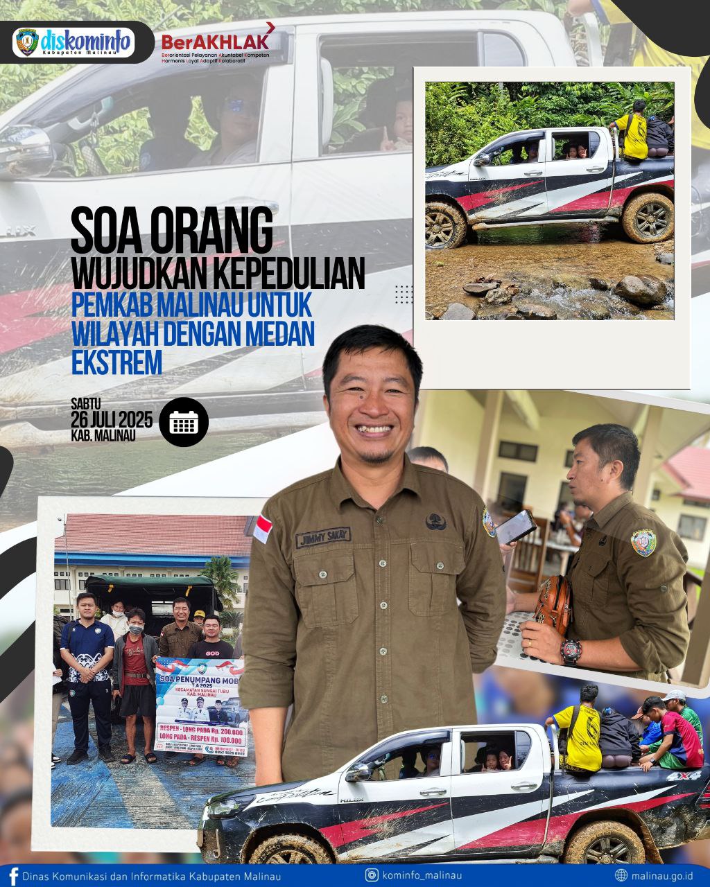 SOA Orang Wujud Kepedulian Pemkab Malinau untuk Wilayah Dengan Medan Ekstrem