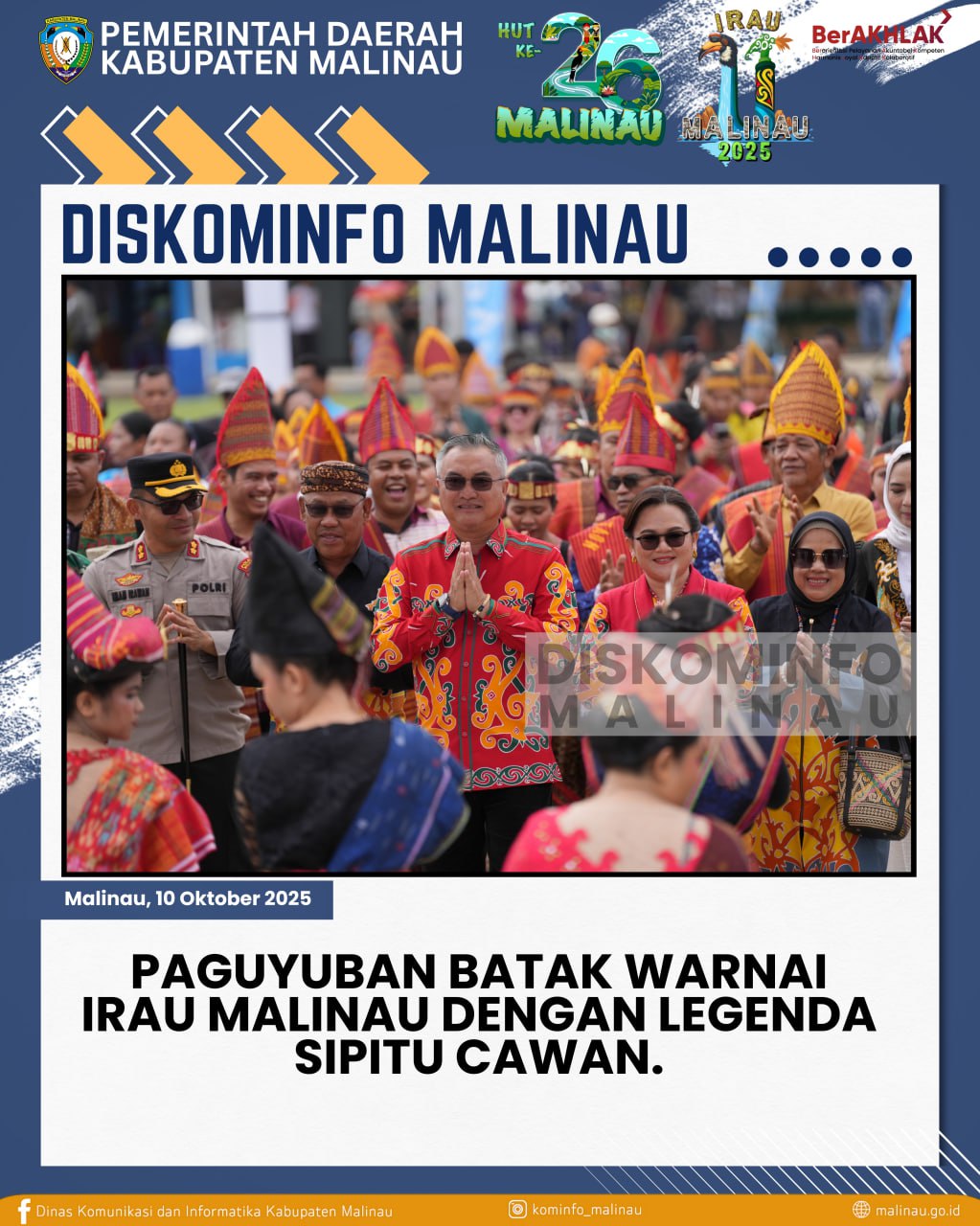 Paguyuban Batak Warnai IRAU Malinau dengan Legenda Sipitu Cawan