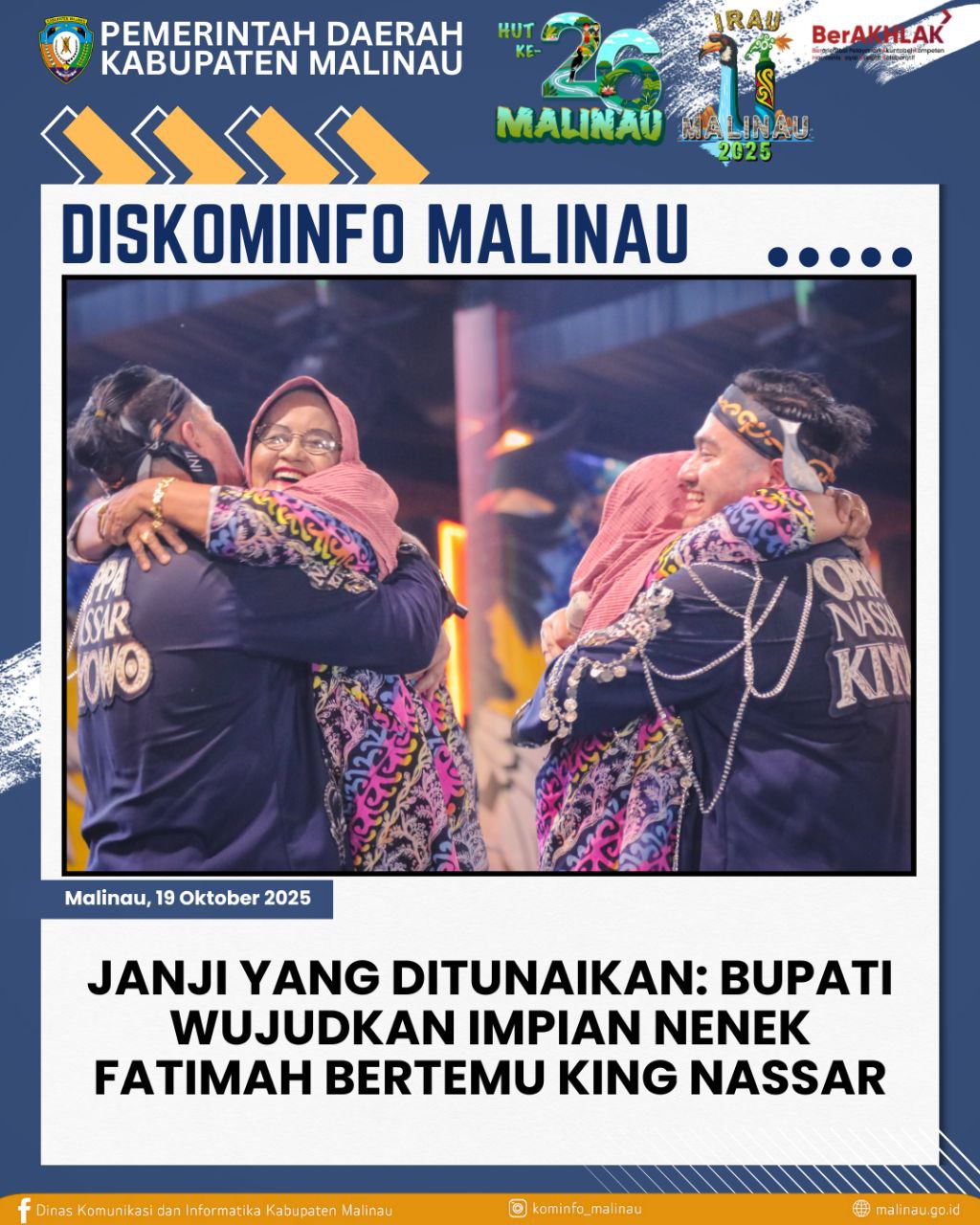 Janji yang Ditunaikan: Bupati Wujudkan Impian Nenek Fatimah Bertemu King Nassar