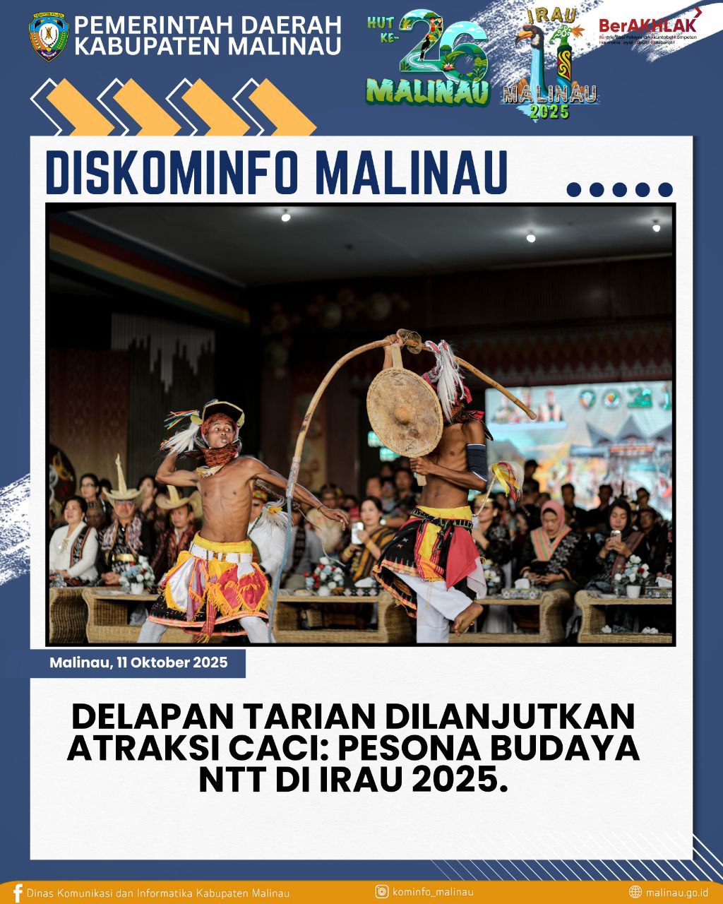 Tarian dan Atraksi Caci: Pesona Budaya NTT di IRAU 2025