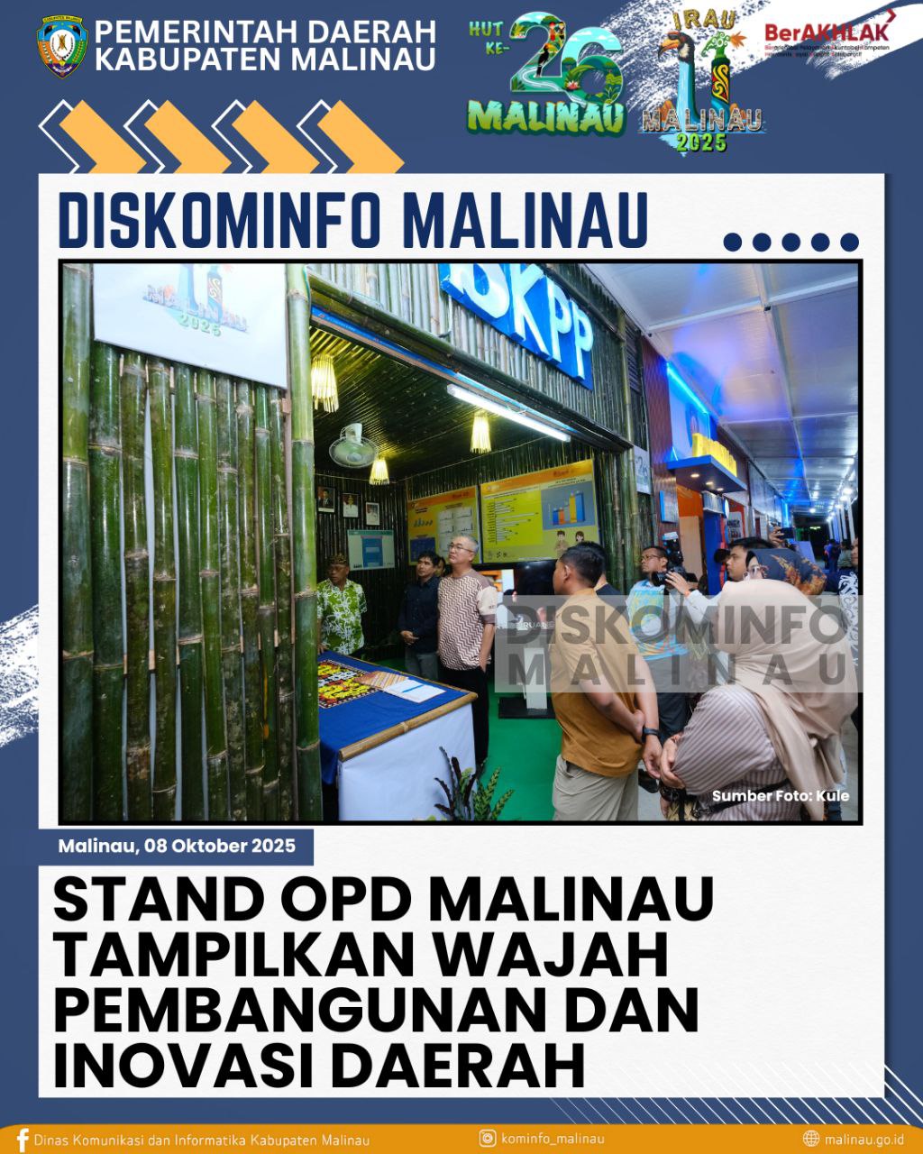 Stand OPD Malinau Tampilkan Wajah Pembangunan dan Inovasi Daerah