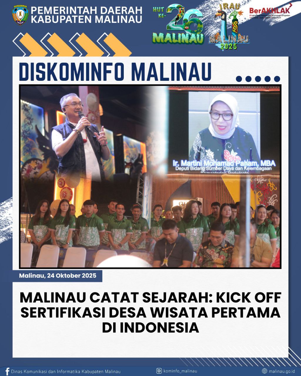 Malinau Catat Sejarah: Kick Off Sertifikasi Desa Wisata Pertama di Indonesia