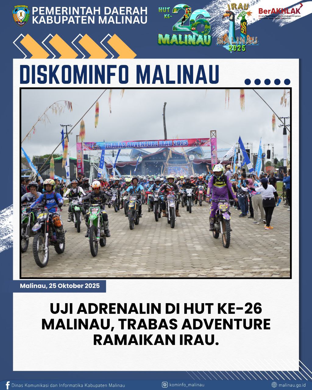Uji Adrenalin di HUT ke-26 Malinau, Trabas Adventure Ramaikan IRAU