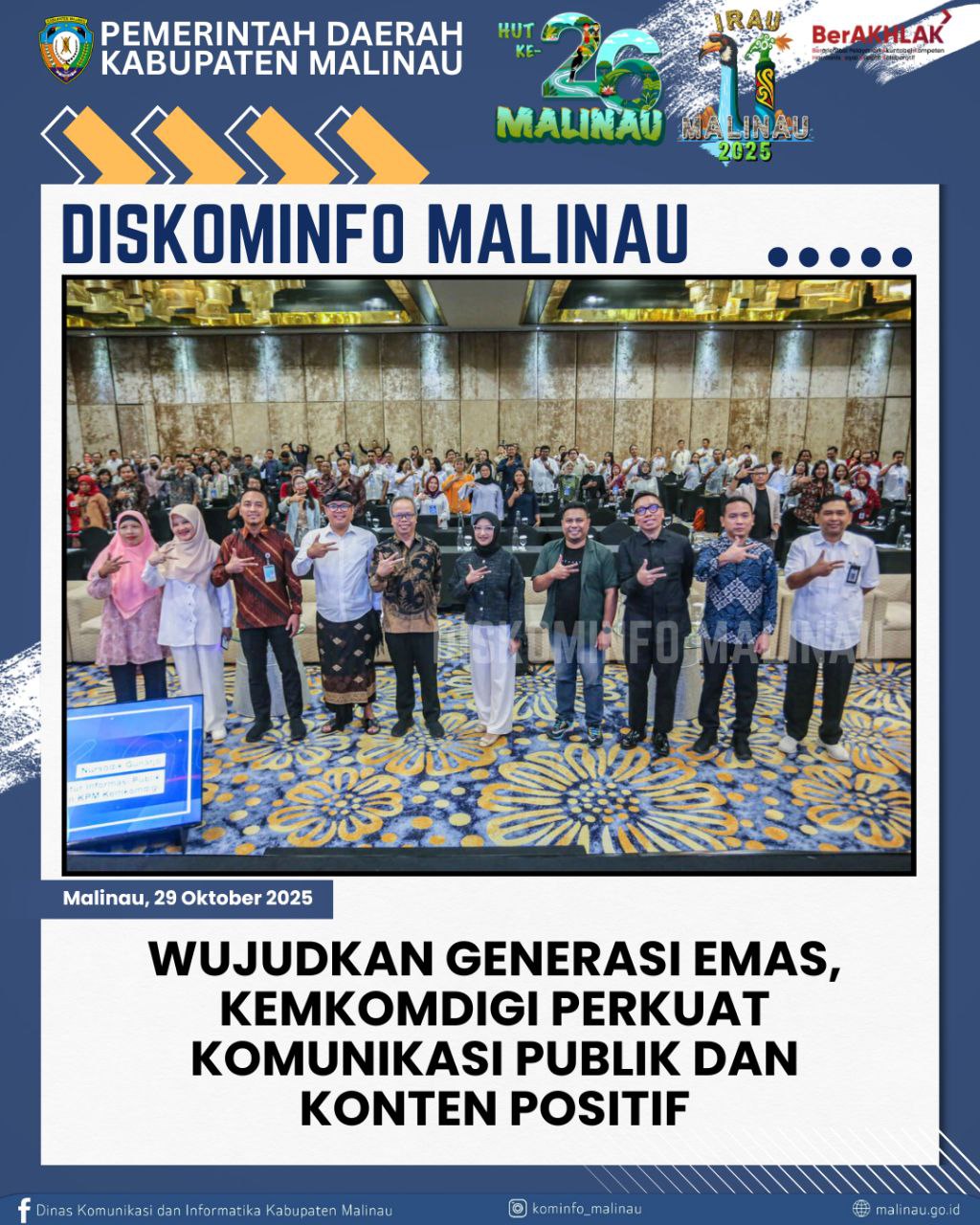 Wujudkan Generasi Emas, Kemkomdigi Perkuat Komunikasi Publik dan Konten Positif