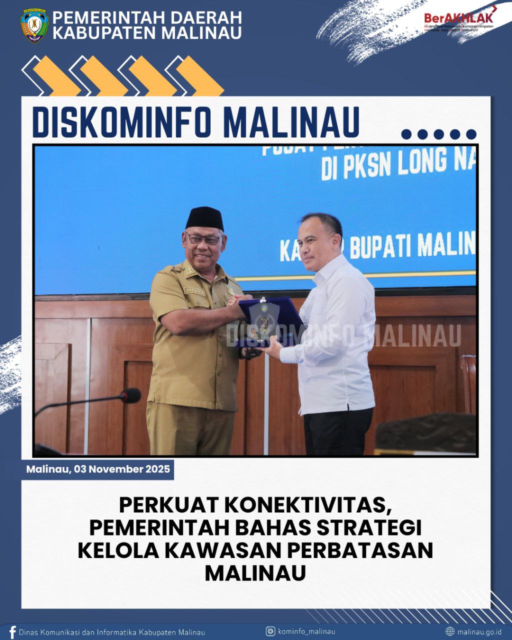 Perkuat Konektivitas, Pemerintah Bahas Strategi Kelola Kawasan Perbatasan Malinau