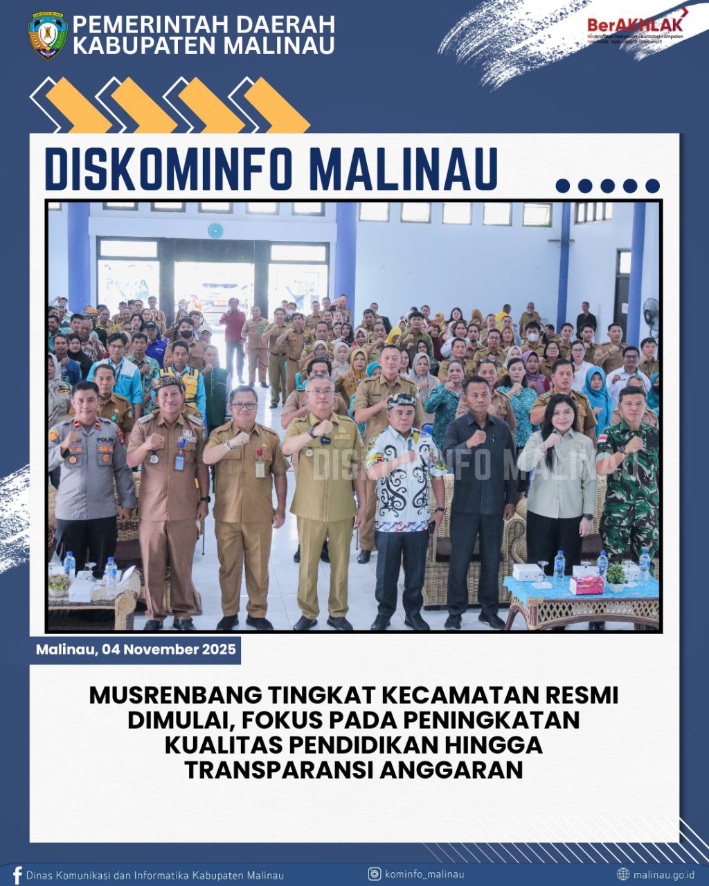 Musrenbang Tingkat Kecamatan Resmi Dimulai, Fokus pada Peningkatan Kualitas Pendidikan hingga Transparansi Anggaran
