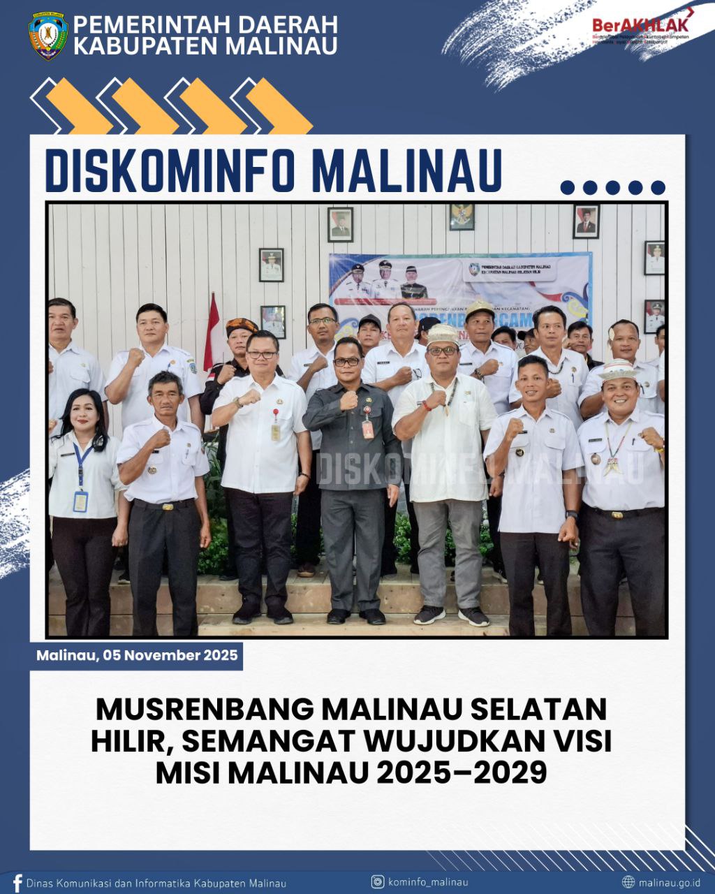 Musrenbang Malinau Selatan Hilir, Semangat Wujudkan Visi Misi Malinau 2025–2029
